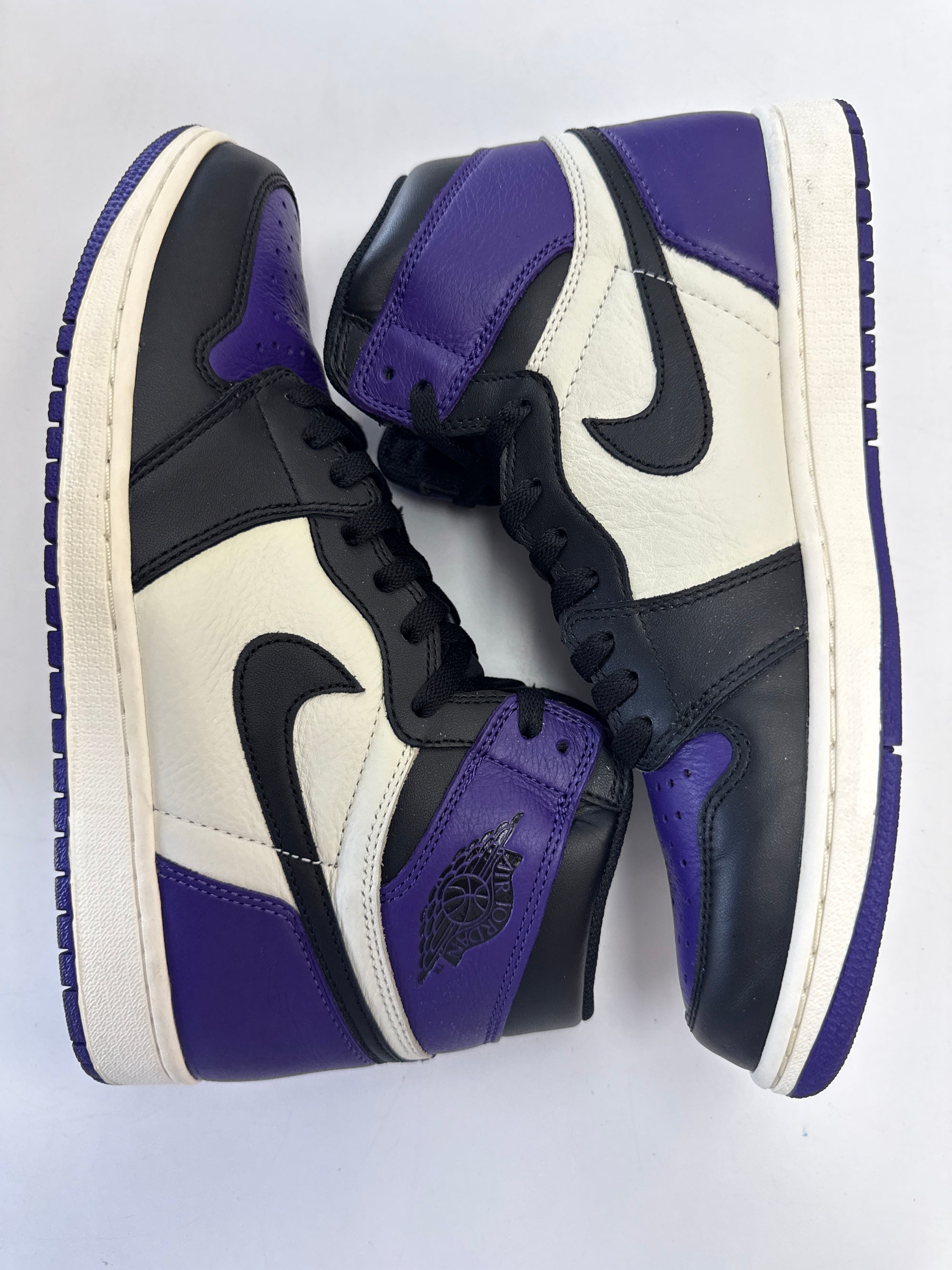 AIR JORDAN 1 HIGH COURT PURPLE - SIZE 10.5 (WORN) - SUPER CLEAN