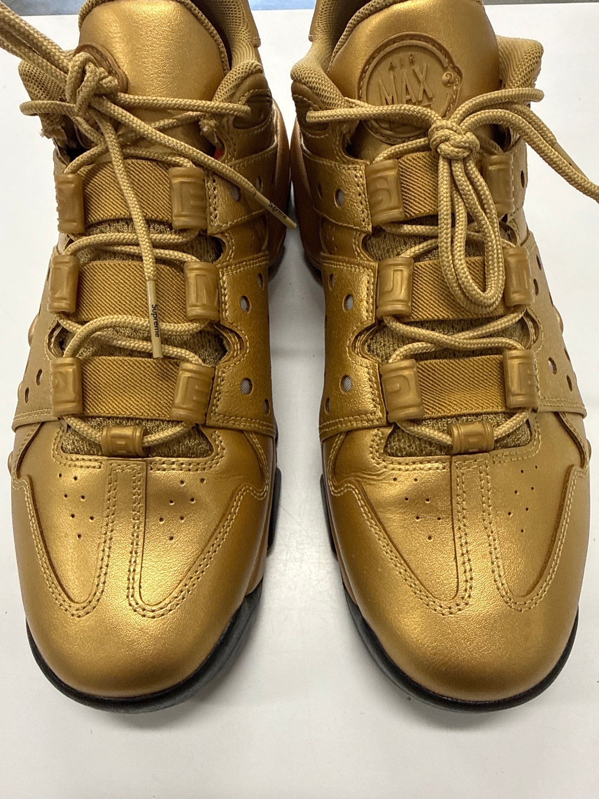 SB AIR MAX 2 CB '94 SUPREME METALLIC GOLD - SIZE 11 (WORN)