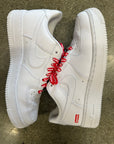 AIR FORCE 1 LOW SUPREME WHITE - SIZE 8 (WORN)
