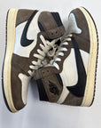 AIR JORDAN 1 HIGH TRAVIS SCOTT MOCHA - SIZE 11 (WORN)
