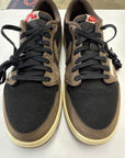 AIR JORDAN 1 LOW TRAVIS SCOTT MOCHA - SIZE 12 (WORN)