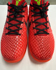 KOBE 6 PROTRO REVERSE GRINCH - SIZE 13 (WORN)