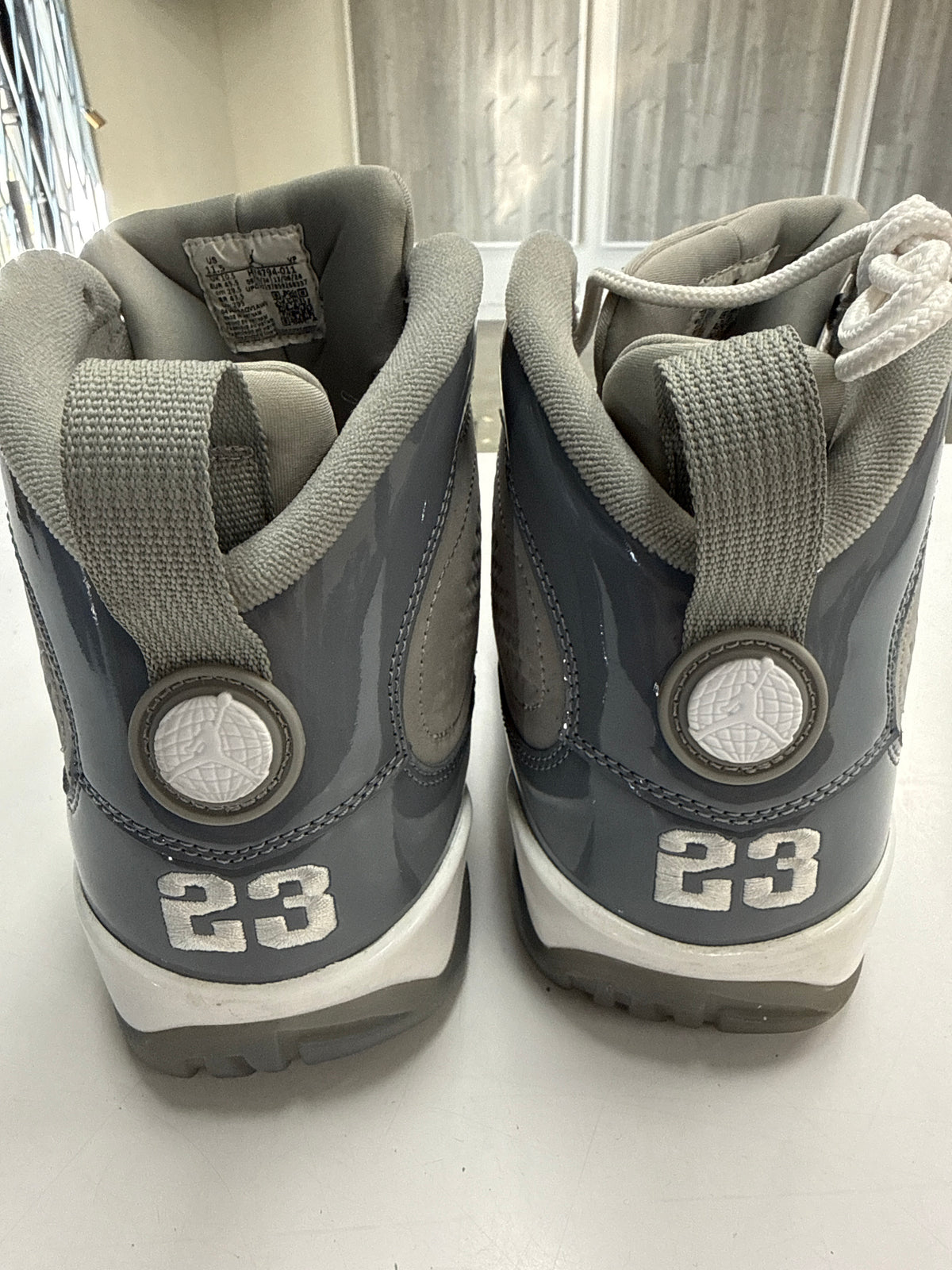 AIR JORDAN 9 COOL GREY 2025 - SIZE 11.5 (WORN)