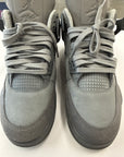 AIR JORDAN 4 WET CEMENT - SIZE 9.5 (WORN) - NO SIZE LABEL ON THE BOX