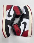 AIR JORDAN 1 HIGH BLACK TOE REIMAGINED - SIZE 10 (WORN)