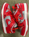OFF WHITE DUNK UNIVERSITY RED - SIZE 11.5 (WORN)