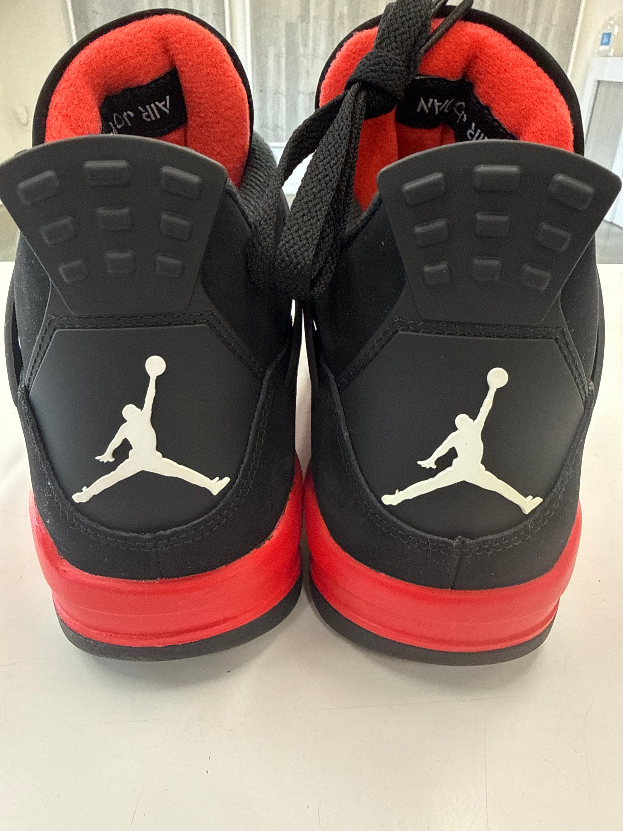 AIR JORDAN 4 RED THUNDER - SIZE 10 (WORN) - SUPER CLEAN