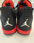 AIR JORDAN 4 RED THUNDER - SIZE 10 (WORN) - SUPER CLEAN