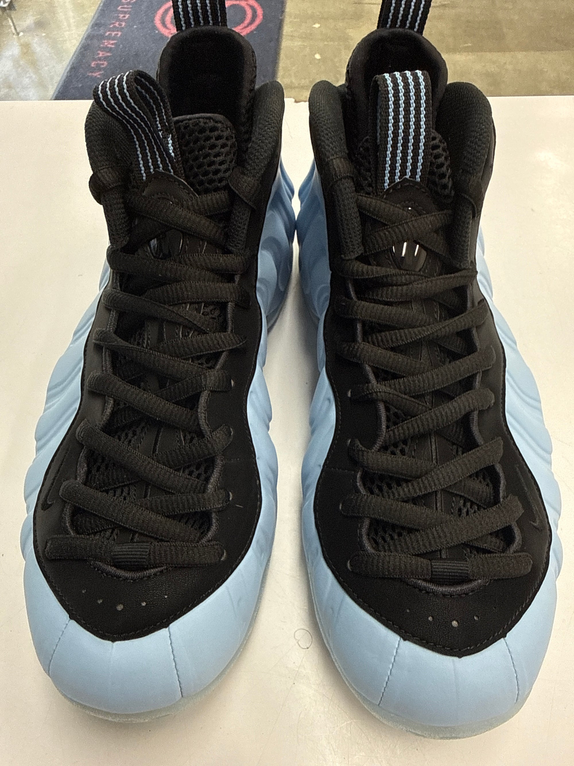 AIR FOAMPOSITE ONE PSYCHIC BLUE - SIZE 9.5 (WORN)