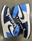 AIR JORDAN 1 HIGH OBSIDIAN - SIZE 10 (WORN)