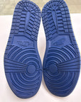 AIR JORDAN 1 HIGH UNION STORMBLUE - SIZE 10 (WORN )