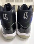 AIR JORDAN 11 SPACE JAM 2016 - SIZE 13 (WORN) - NO OUTER SLEEVE
