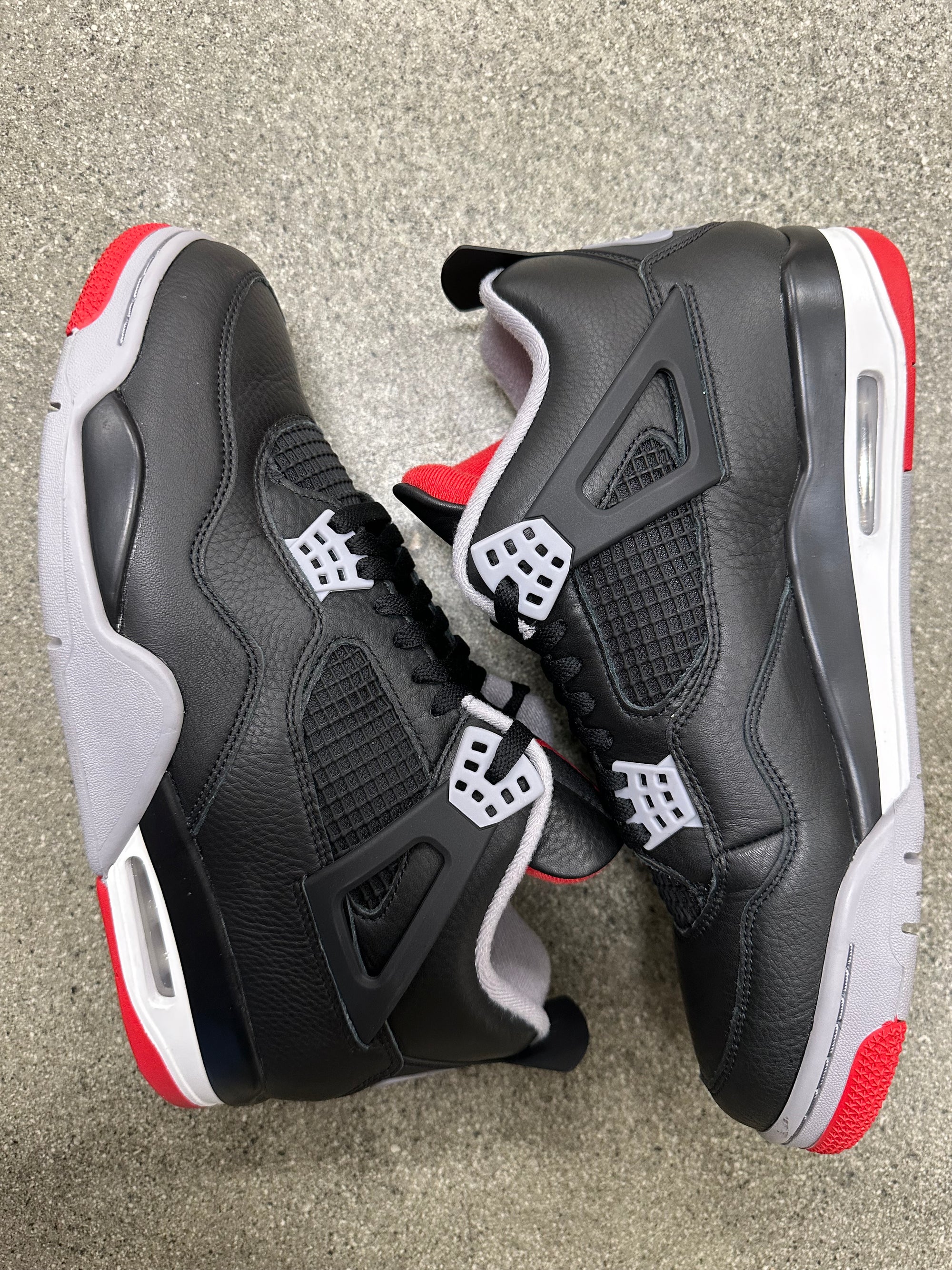 AIR JORDAN 4 BRED REIMAGINED - SIZE 12 (WORN) (SUPER CLEAN)