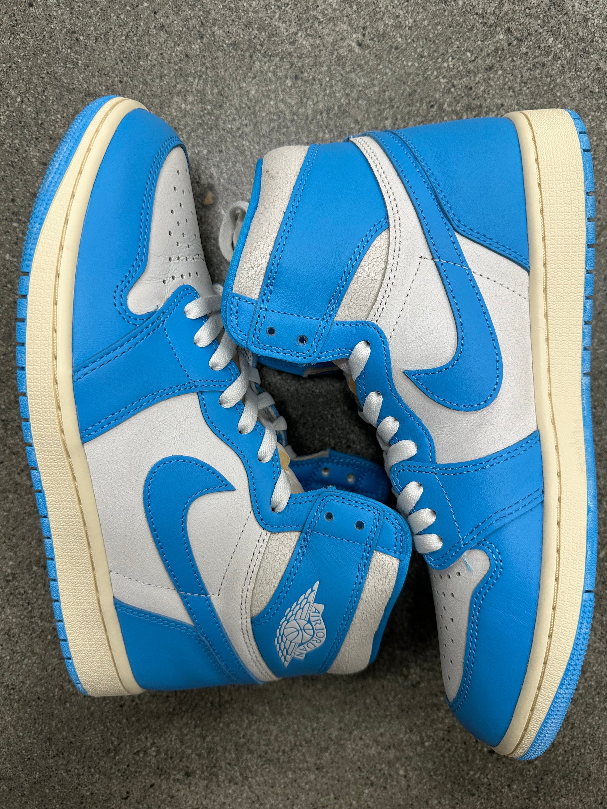 AIR JORDAN 1 REIMAGINED UNC - SIZE 10 (WORN)