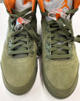 AIR JORDAN 5 OLIVE 2024 - SIZE 9.5 (WORN)