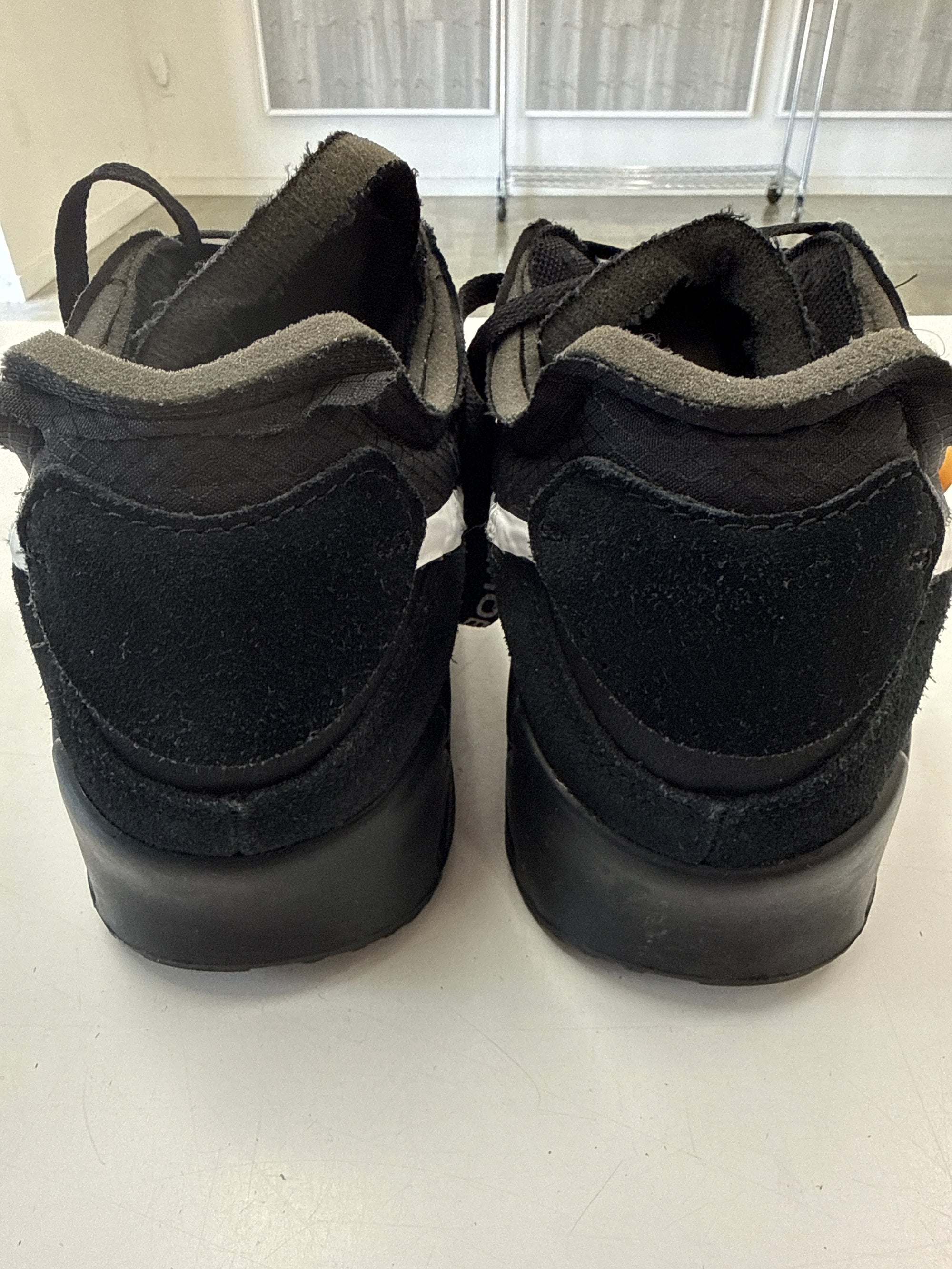 OFF WHITE AIR MAX 90 BLACK - SIZE 11.5 (WORN)
