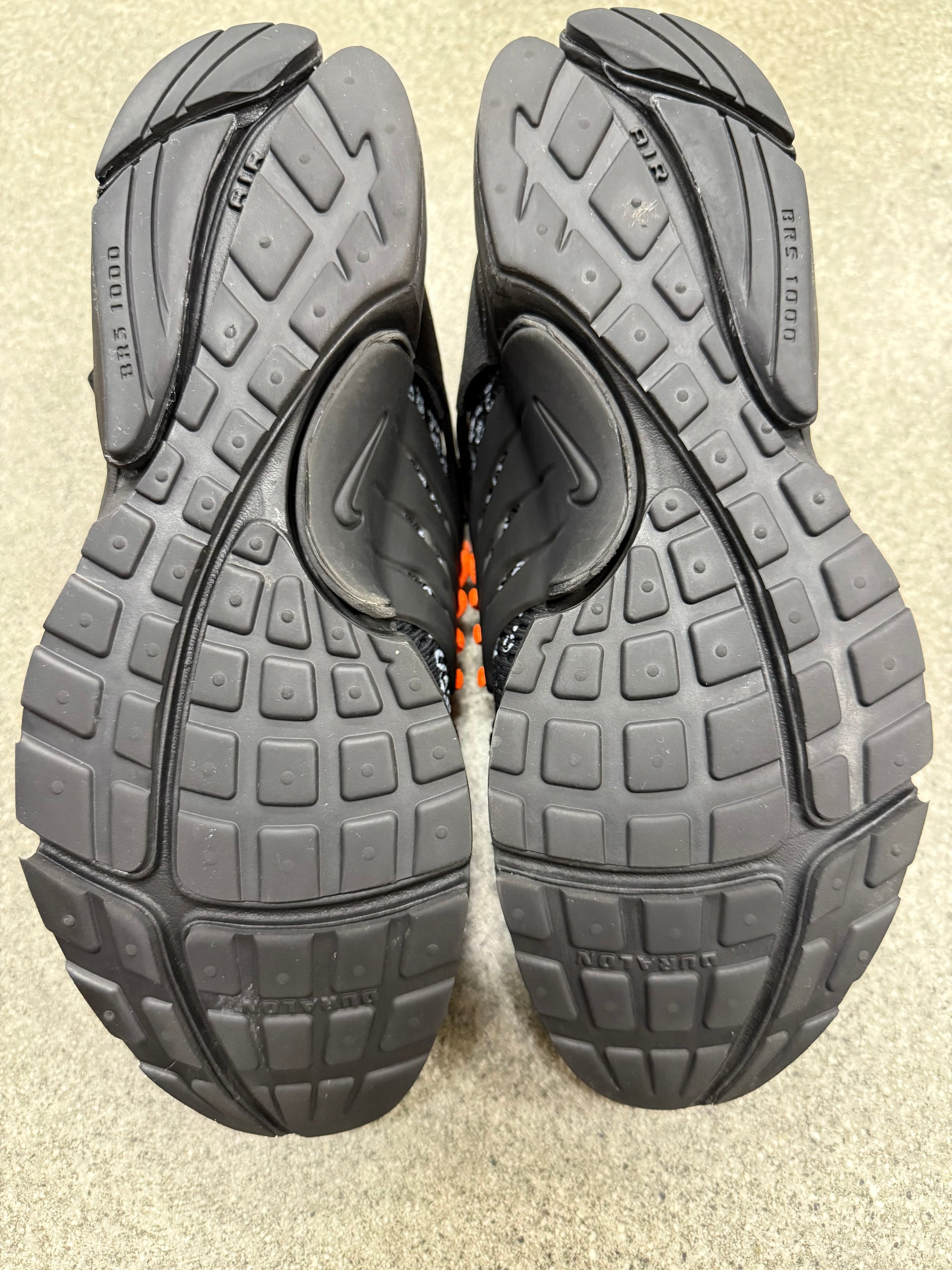 OFF WHITE AIR PRESTO BLACK - SIZE 9 (WORN)