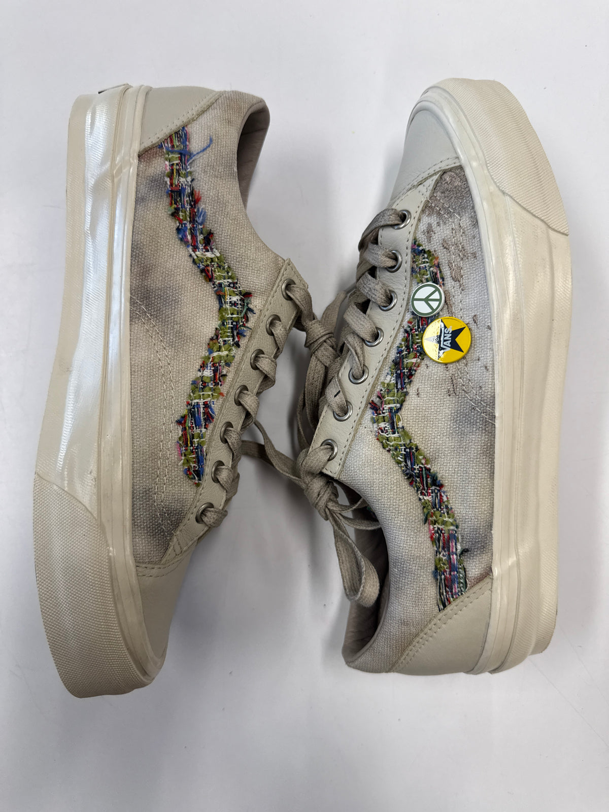 VANS OLD SKOOL 36 LX SOUVENIR OATMEAL - SIZE 9 (WORN)