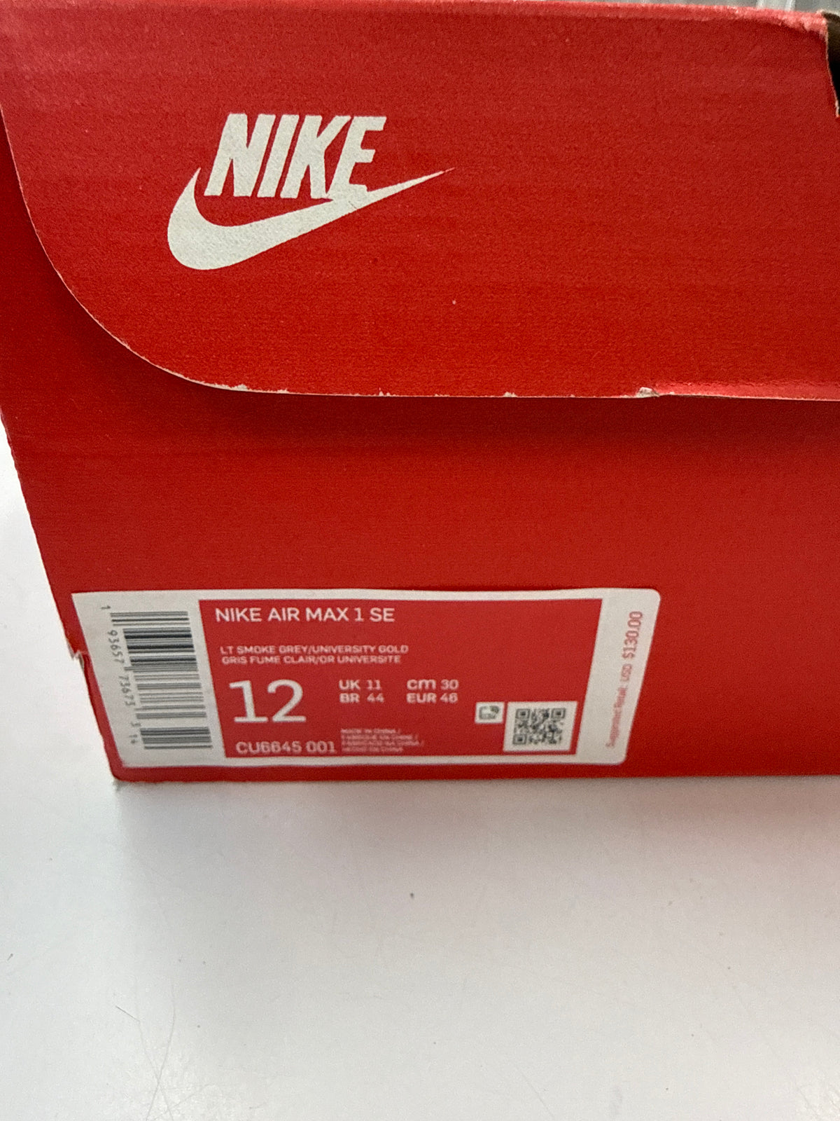 AIR MAX 1 CHINATOWN NEW YORK 2020 - SIZE 12 (WORN)