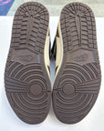 AIR JORDAN 1 HIGH TRAVIS SCOTT MOCHA - SIZE 11 (WORN)