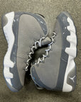 AIR JORDAN 9 COOL GREY - SIZE 9 (WORN)
