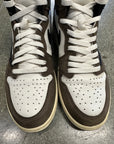 AIR JORDAN 1 HIGH TRAVIS SCOTT MOCHA - SIZE 10.5 (WORN)