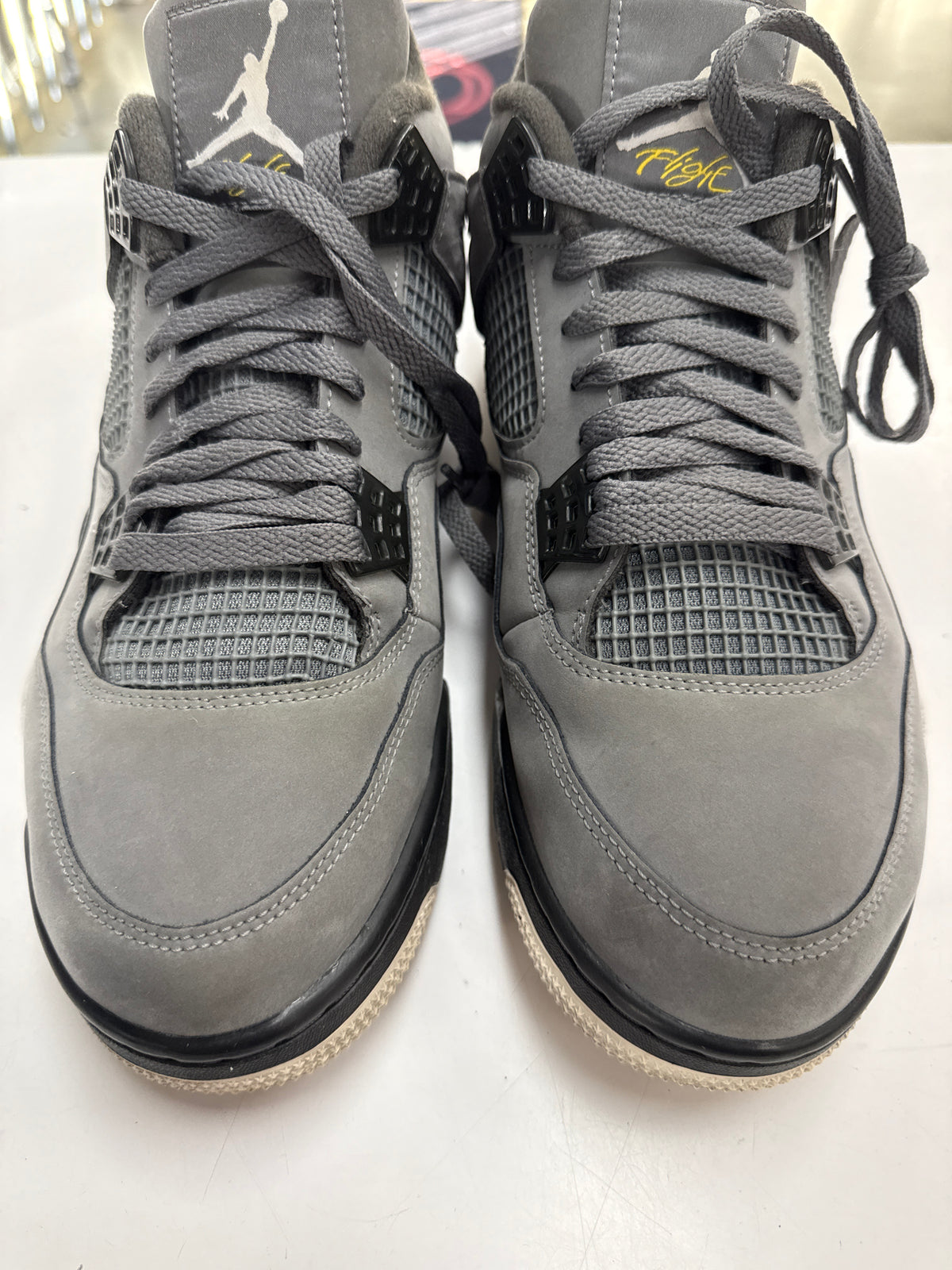 AIR JORDAN 4 COOL GREY 2019 - SIZE 12 (WORN)