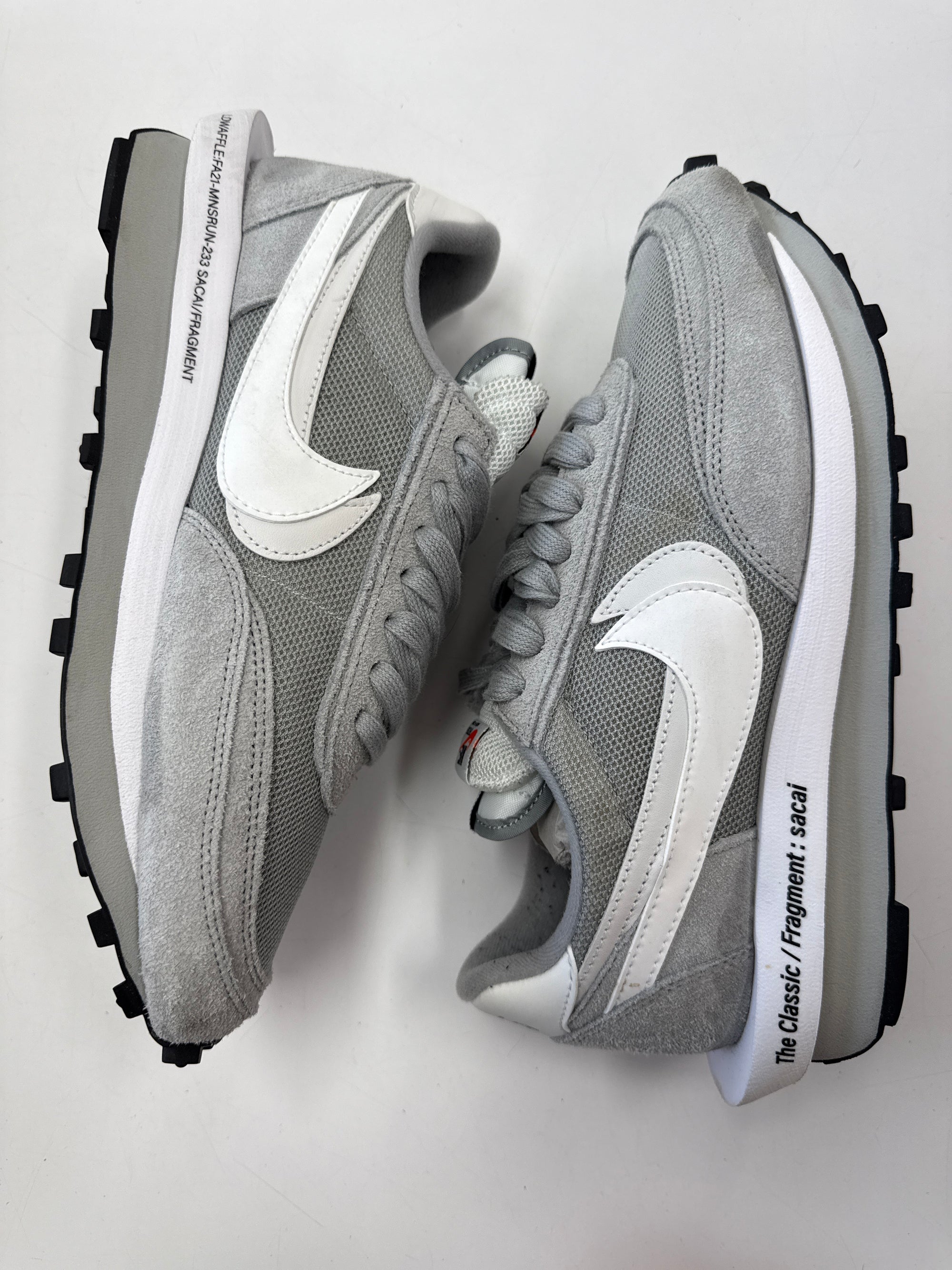 LD WAFFLE SACAI FRAGMENT GREY - SIZE 10 (WORN)