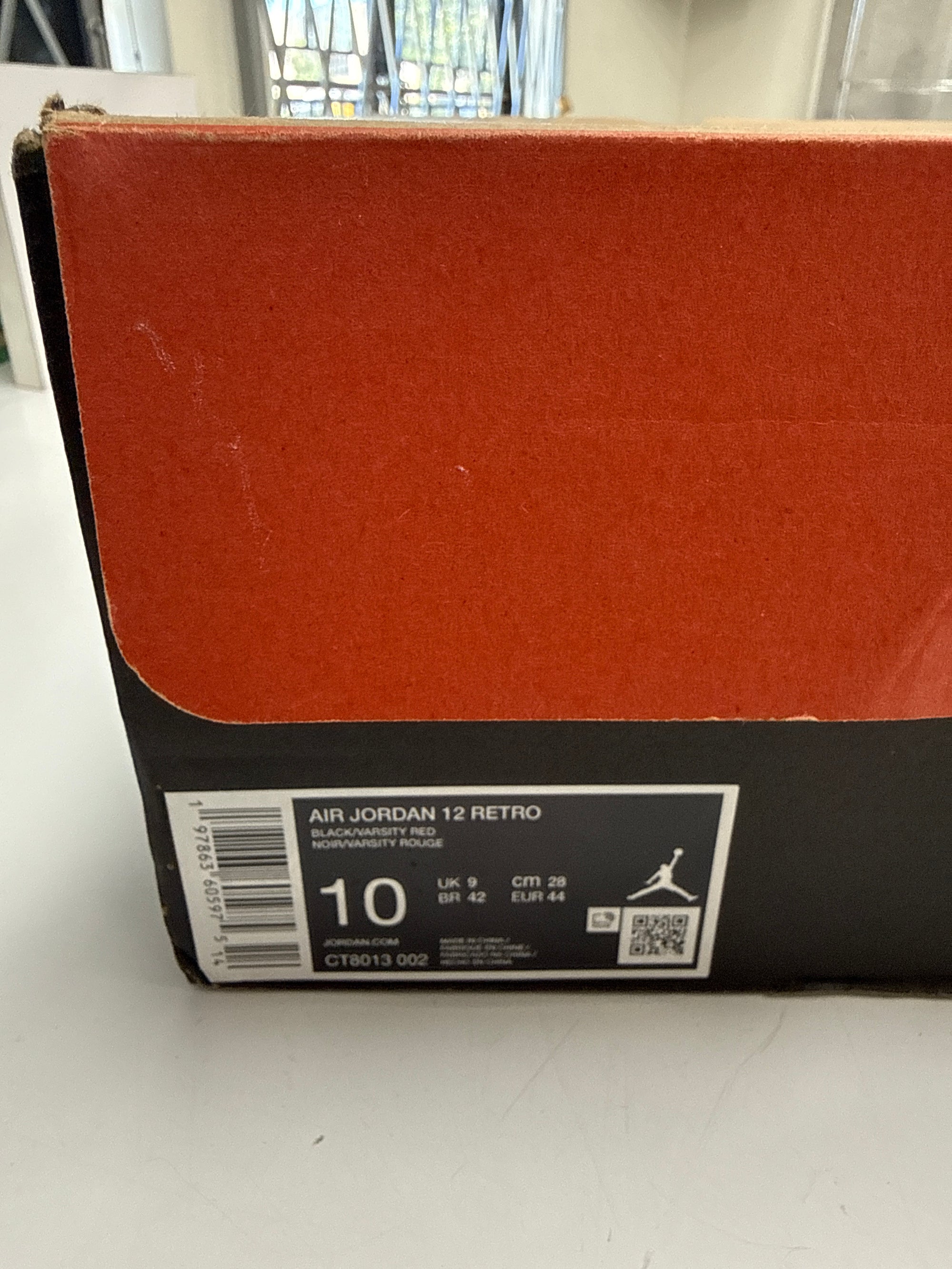 AIR JORDAN 12 FLU GAME 2025 - SIZE 10 (WORN)