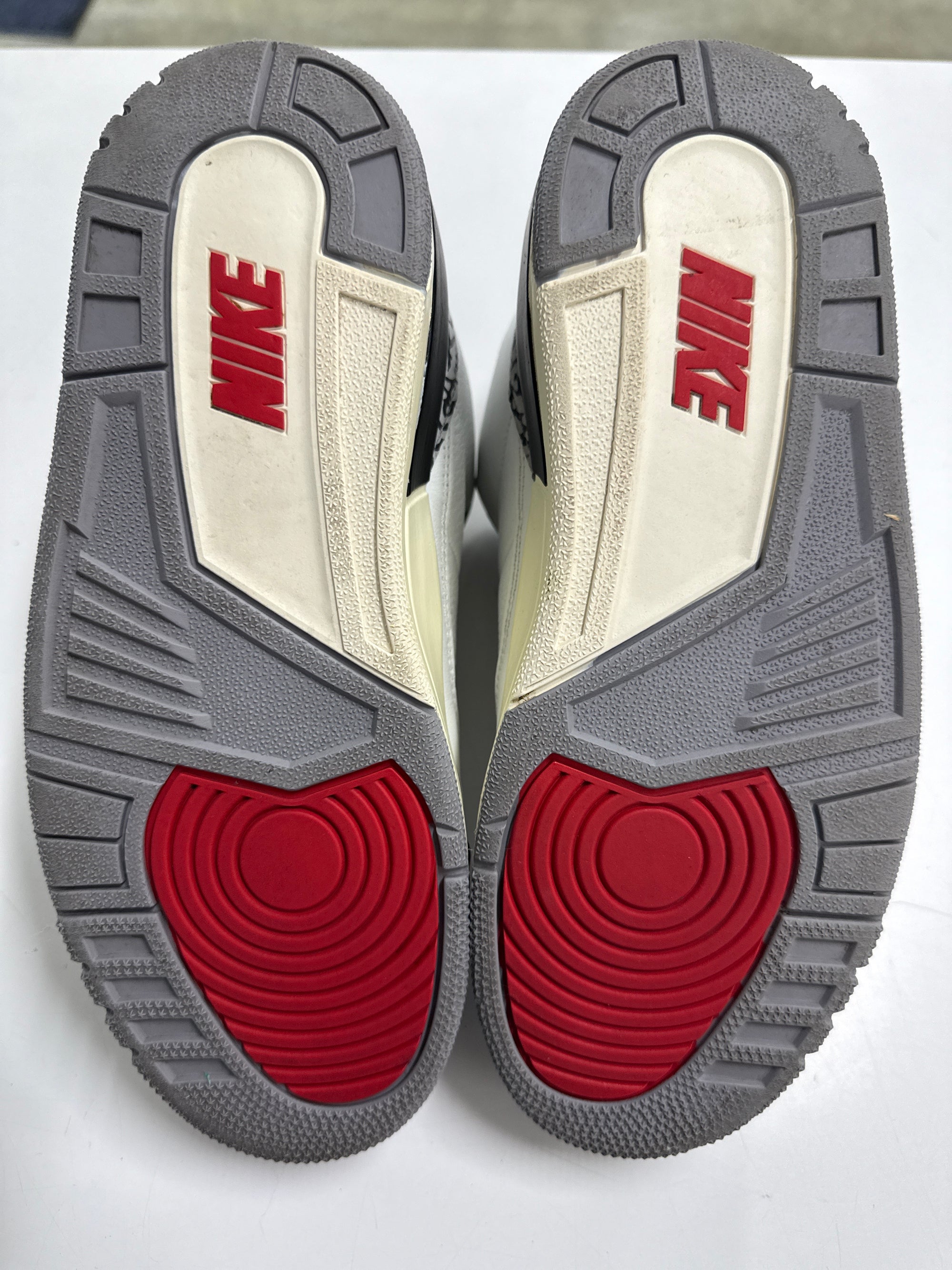 AIR JORDAN 3 WHITE CEMENT REIMAGINED - SIZE 7.5 (WORN)