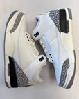 AIR JORDAN 3 WHITE CEMENT REIMAGINED - SIZE 8.5 (WORN) - SUPER CLEAN