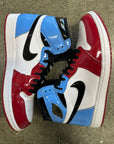 AIR JORDAN 1 HIGH FEARLESS UNC TO CHI - SIZE 10.5 (WORN)