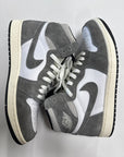 AIR JORDAN 1 HIGH WASHED BLACK - SIZE 9.5 (WORN)