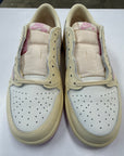 AIR JORDAN 1 LOW OG TRAVIS SCOTT SHY PINK - SIZE 8 (WORN) - SUPER CLEAN