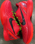 KOBE 6 PROTRO REVERSE GRINCH - SIZE 13 (WORN) - SUPER CLEAN