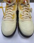 OFF WHITE AIR JORDAN 5 SAIL - SIZE 13 (WORN) - SUPER CLEAN