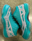 AIR JORDAN 11 LOW IE RIO TEAL - SIZE 10.5 (WORN)