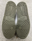 AIR JORDAN 1 LOW TRAVIS SCOTT OLIVE - SIZE 12W/10.5M (WORN)