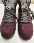 AIR JORDAN 5 BURGUNDY 2023 - SIZE 9.5 (WORN)