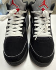 AIR JORDAN 5 BLACK METALLIC REIMAGINED - SIZE 8 (WORN)