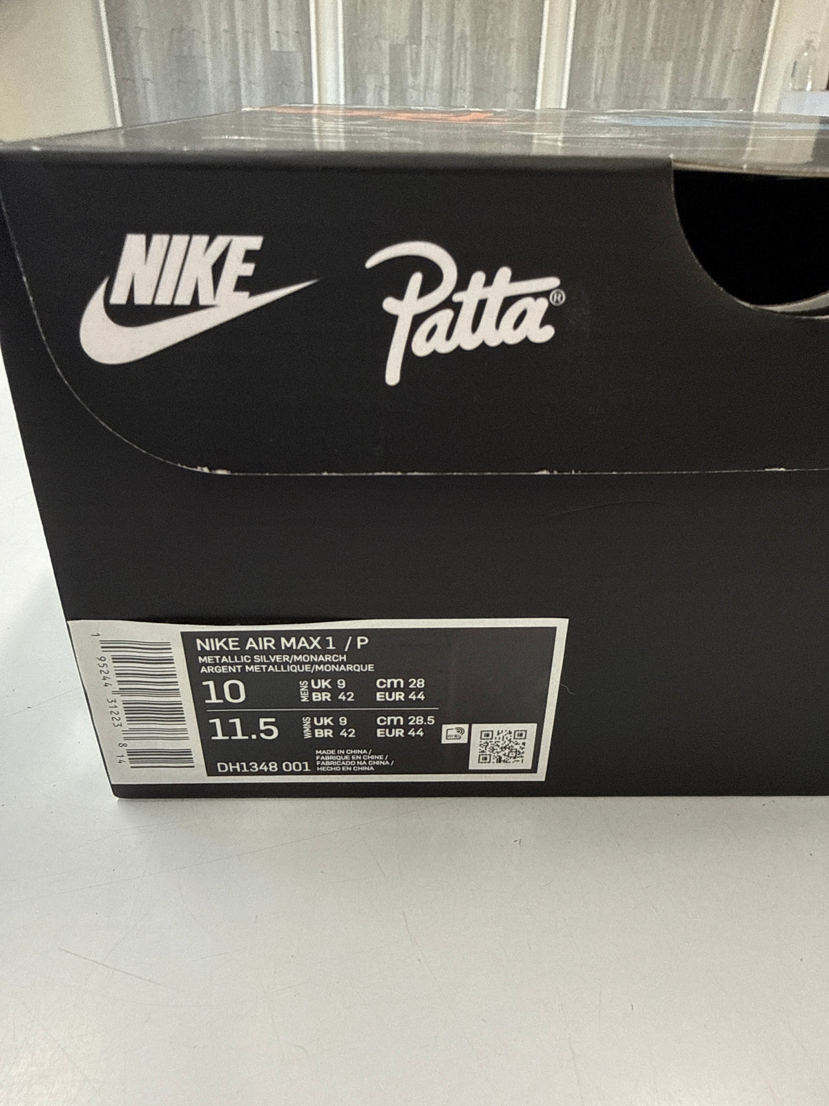 AIR MAX 1 PATTA WAVES MONARCH - SIZE 10 (WORN) - SUPER CLEAN