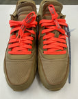 OFF WHITE AIR MAX 90 BEIGE - SIZE 8 (WORN)