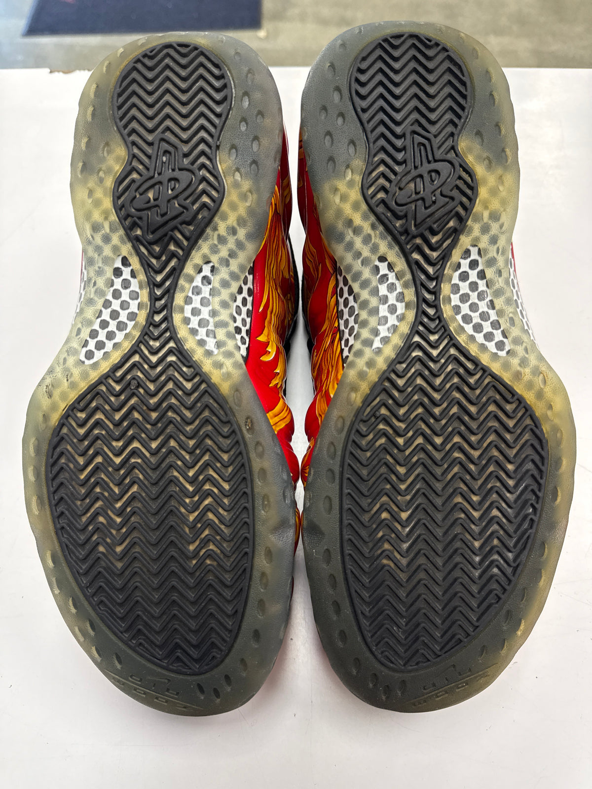 AIR FOAMPOSITE ONE SUPREME RED - SIZE 12 (WORN)