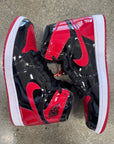 AIR JORDAN 1 PATENT BRED - SIZE 10.5 (WORN)