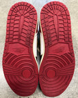 AIR JORDAN 1 HIGH UNION BLACK TOE - SIZE 9.5 (WORN)