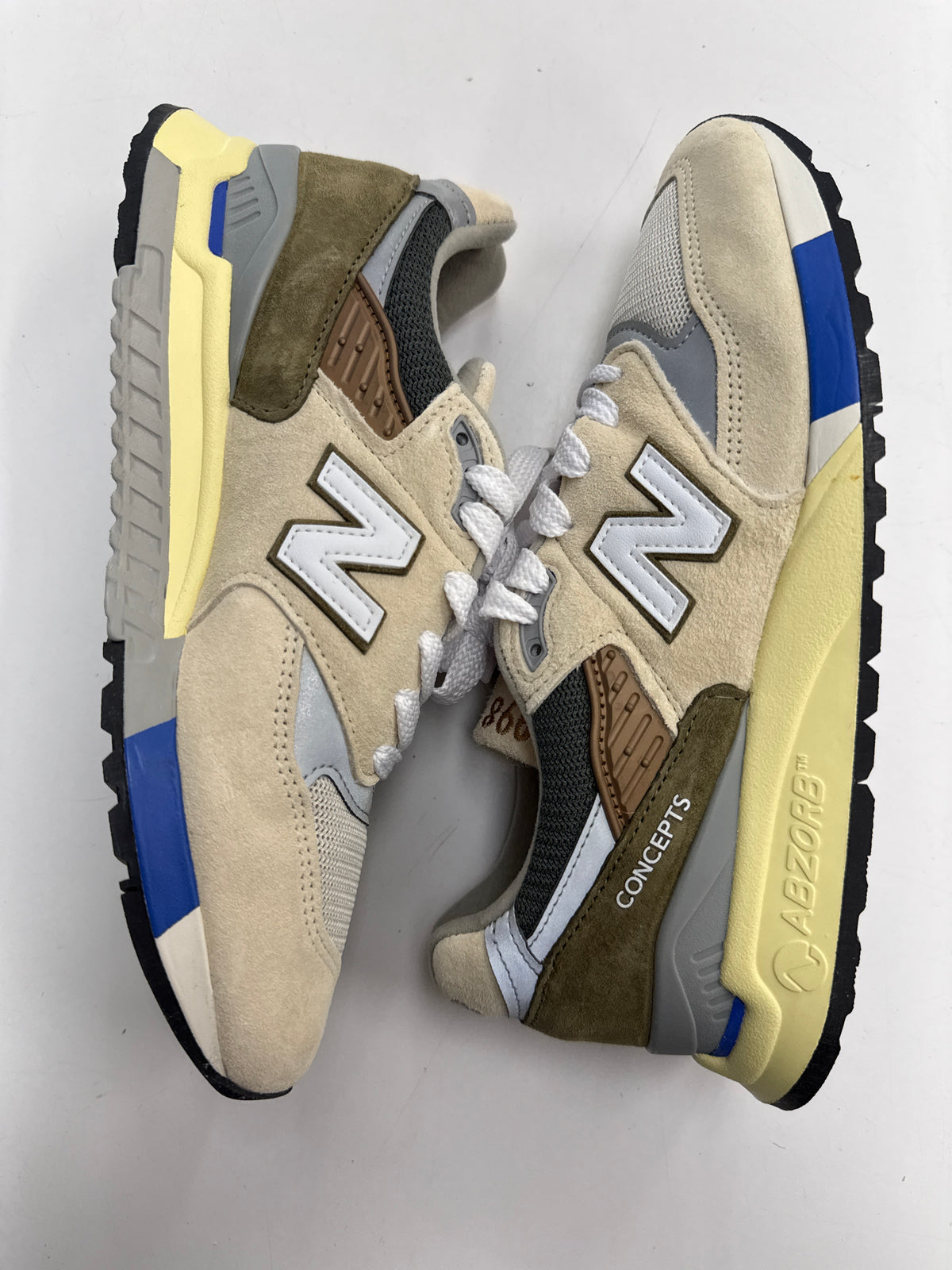 NEW BALANCE 998 CONCEPTS C-NOTE 10TH ANNIVERSARY - SIZE 8 (WORN)