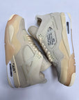 OFF WHITE AIR JORDAN 4 SAIL - SIZE W12 M10.5 (WORN)