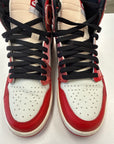 AIR JORDAN 1 HIGH SPIDER MAN ACROSS THE SPIDER VERSE - SIZE 8 (WORN) - SUPER CLEAN