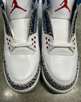AIR JORDAN 3 TRUE BLUE 2011 - SIZE 9.5 (WORN)