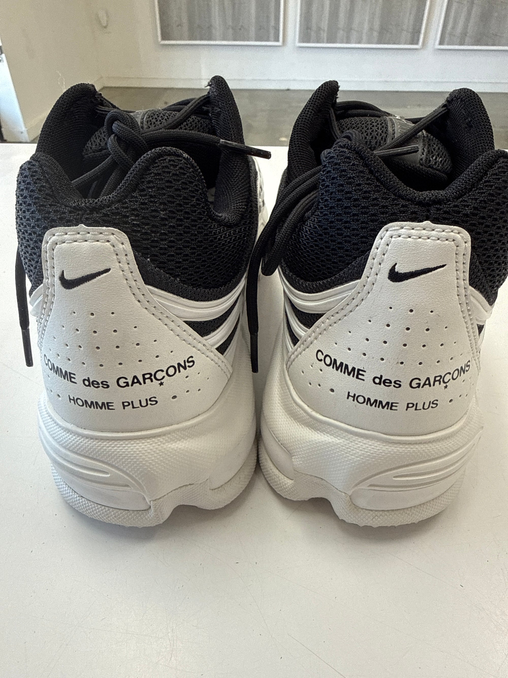 AIR MAX TL 2.5 COMME DES GARCONS HOMME PLUS BLACK WHITE - SIZE 10.5 (WORN)